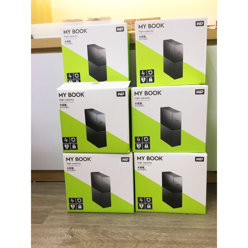 Ổ cứng di động W.D Mybook 10TB 8TB 6TB 4TB Có nguồn rời Chính hãng bảo hành 3 năm