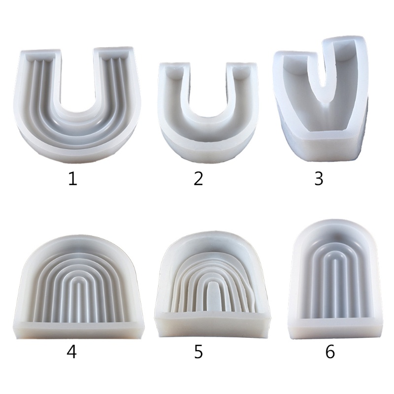 Khuôn Silicone Tạo Hình Cửa Vòm Nhiều Lớp Làm Xà Phòng Thủ Công DIY