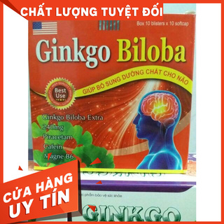 [CHÍNH HÀNG]Viên uống bổ não Ginkgo Biloba 240mg hộp màu đỏ