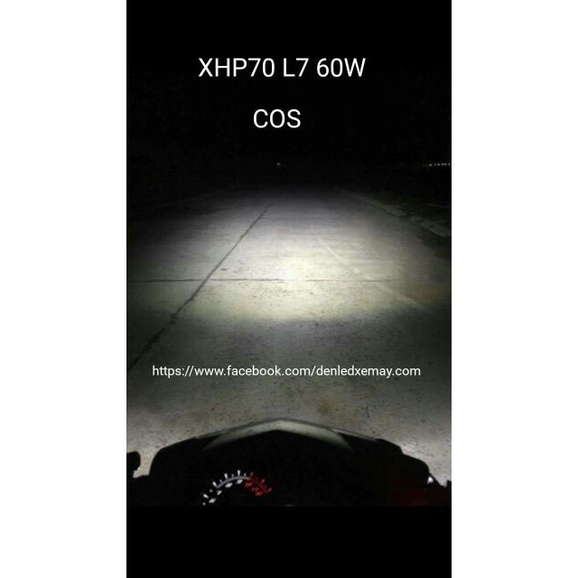 Led XHP70 L7 60w Chân H4