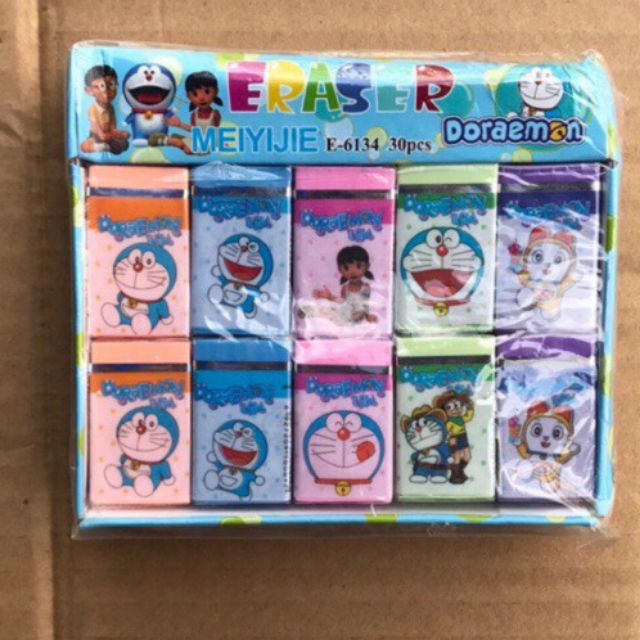 SỈ 30 CỤC GÔM DORAEMON [MÀU NGẪU NHIÊN]