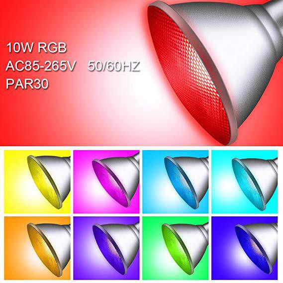 Bóng đèn led đổi màu RGB 20W đui xoáy E27