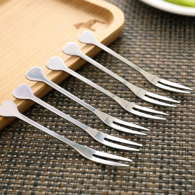 Dĩa INOX Ăn Trái Cây