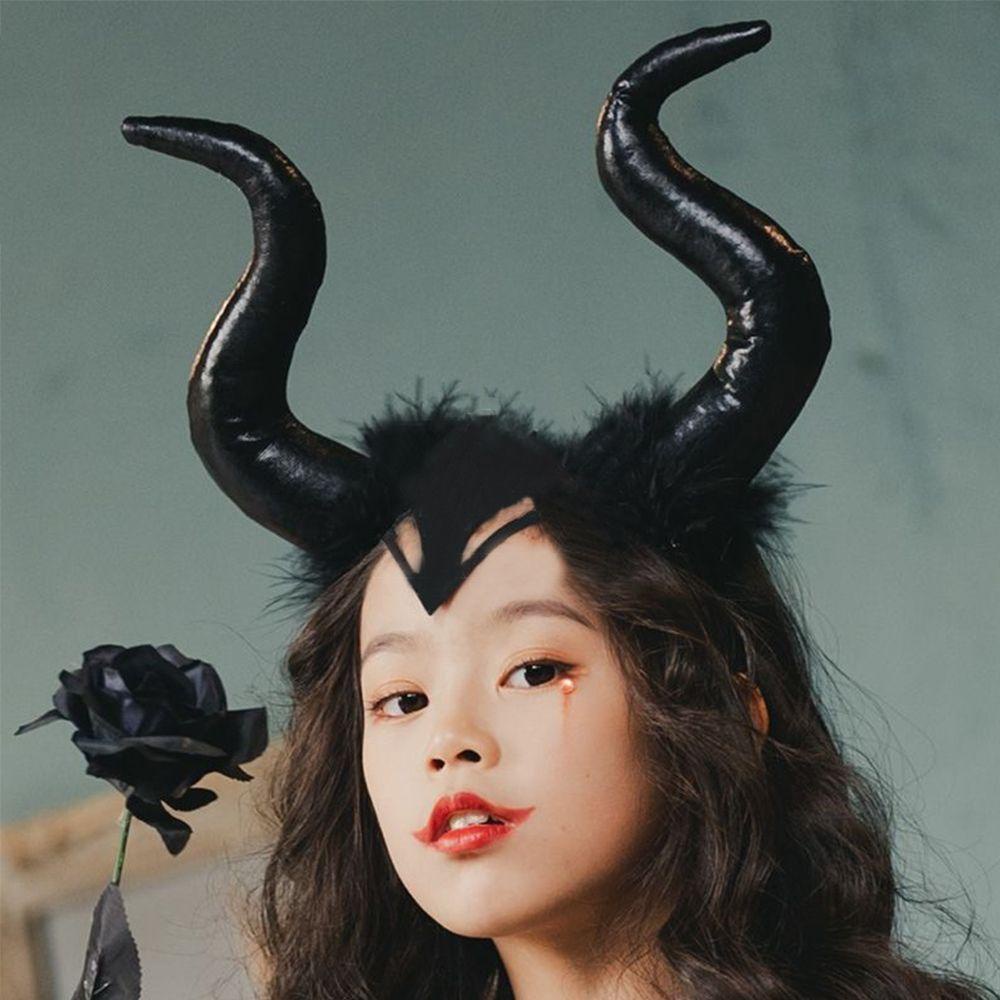 Cài Tóc Hình Sừng Oxi Phong Cách Hàn Quốc Vui Nhộn Cho Lễ Halloween