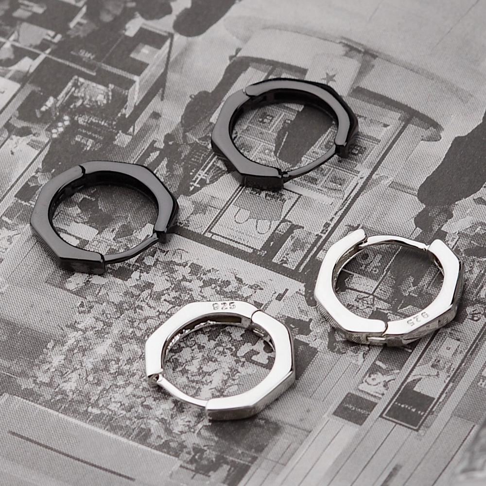 Khuyên Tai Dạng Vòng Hình Học Thời Trang Cho Nam &amp; Nữ 1