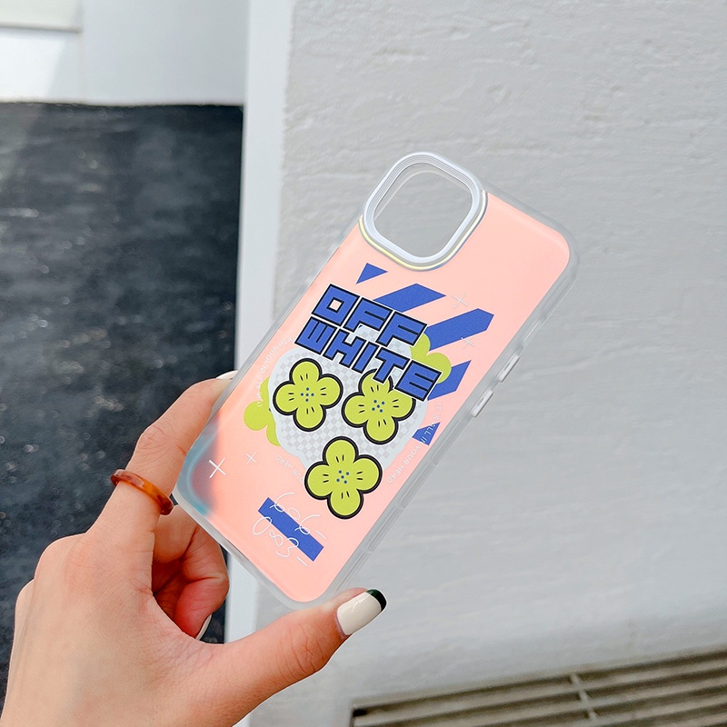 OFFWHITE Ốp Điện Thoại In Logo Off White Sang Trọng Cho iphone 13 Pro Max i13 13pro 11ProMax i11 iX Xs XR Xs Max 7plus 8plus 12Pro 12 Pro Max