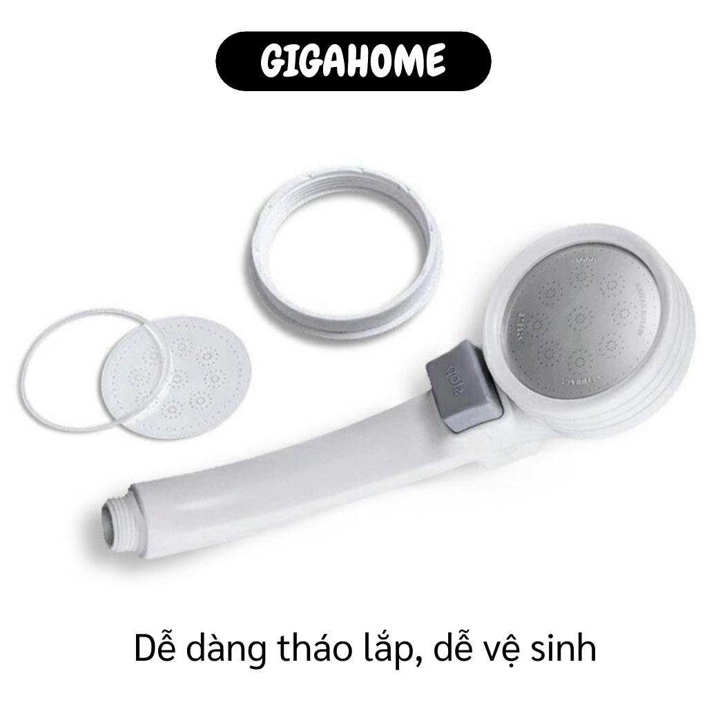 Vòi Sen Tăng Áp GIGAHOME Đầu Vòi Hoa Sen Tắm Có Nút Công Tắc, Xoay 360 Tiện Lợi 8361