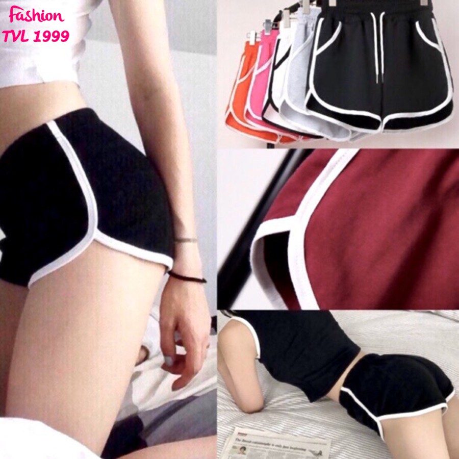 Quần đùi nữ TVL1999, Quần short thun nữ kiểu dáng thể thao co dãn 4 chiều chất liệu mềm mại đem lại cảm giác thoải mái | BigBuy360 - bigbuy360.vn
