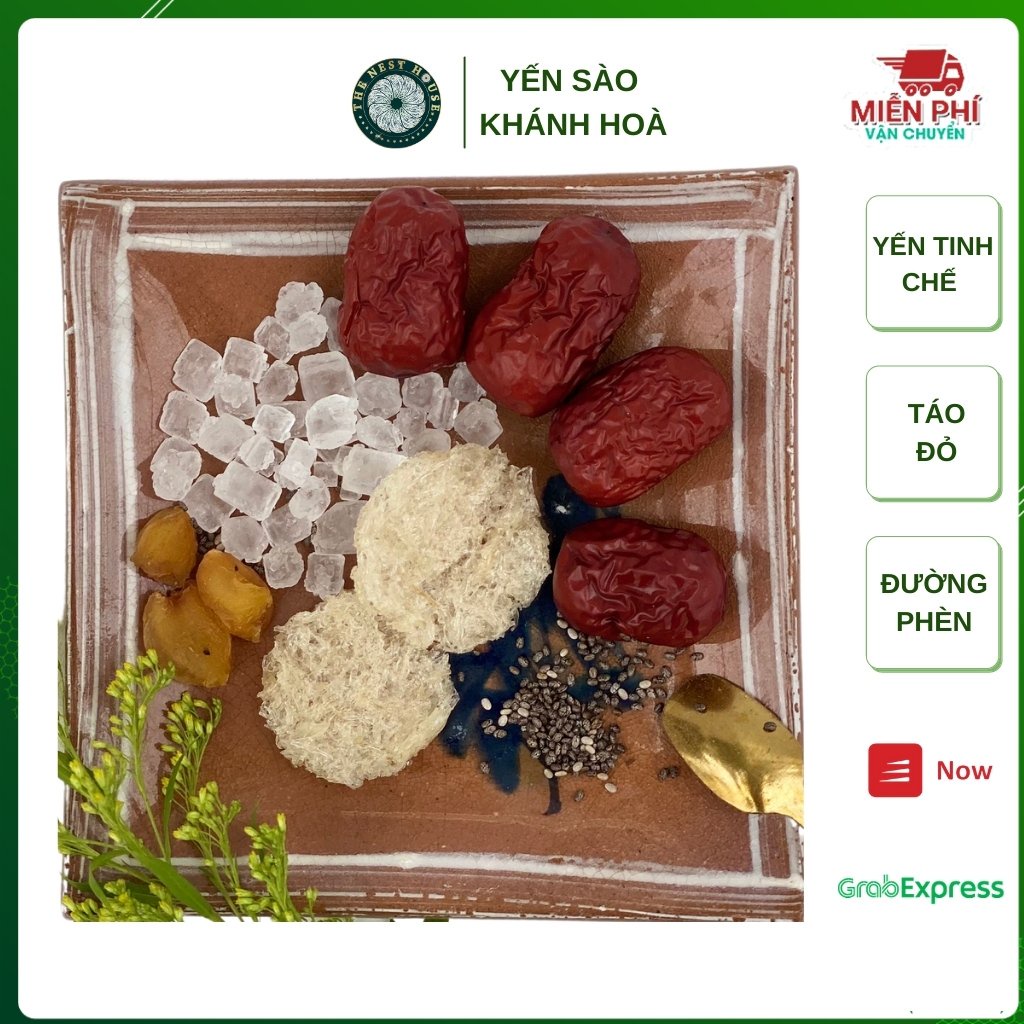 Tổ yến sào vụn tinh chế nguyên chất cho bé baby kèm nguyên liệu chưng yến | BigBuy360 - bigbuy360.vn