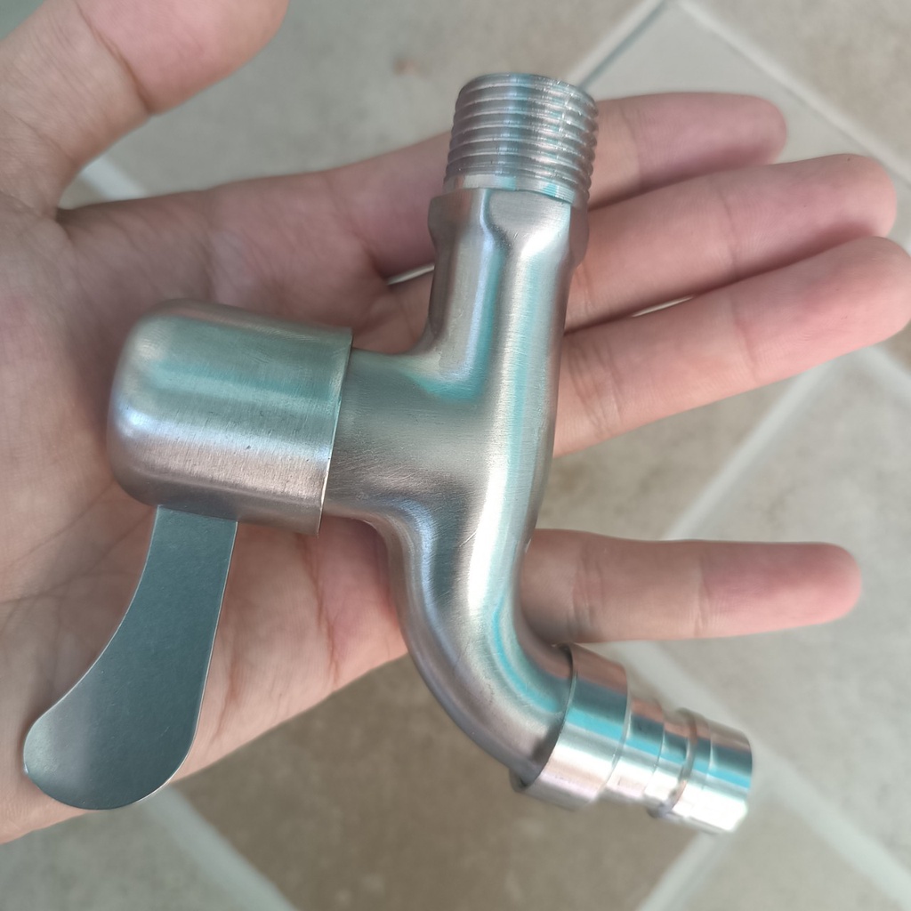 Vòi nước rửa tay xả máy giặt vòi hồ inox 304 chuẩn TAAN VN04