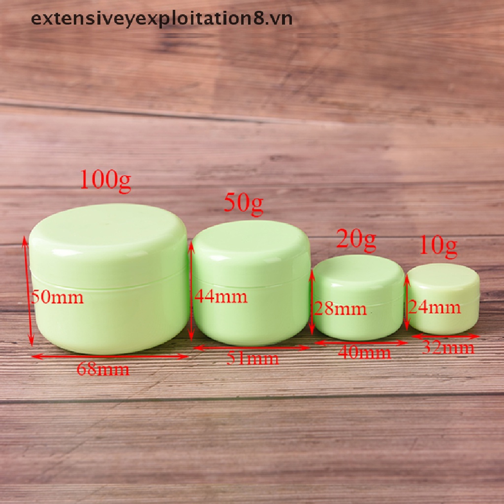 1 Hũ Rỗng Chiết Mỹ Phẩm / Kem Trang Điểm Mang Theo Du Lịch Tiện Lợi