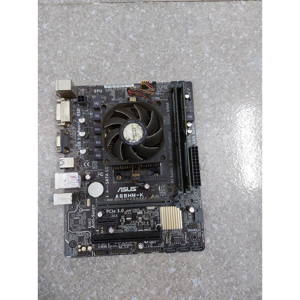 Combo AMD Main A55+ram 4G+cpu A8-5600K và A8-7600, card onbo mạnh chơi game LOL ngon lành. 20