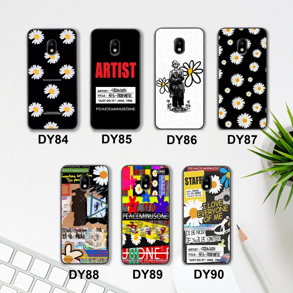 Ốp lưng điện thoại Samsung Galaxy J7 Pro - J7 Plus in hình hoa cúc peaceminusone- Doremistorevn | BigBuy360 - bigbuy360.vn
