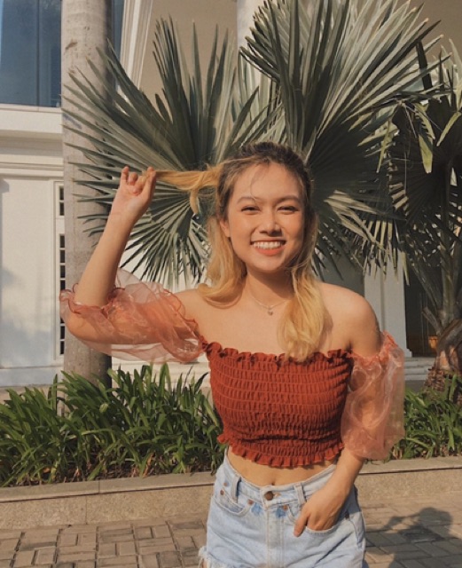 ÁO_NHÚN_TAY_PHỒNG🥑(kèm hình thật 100%)