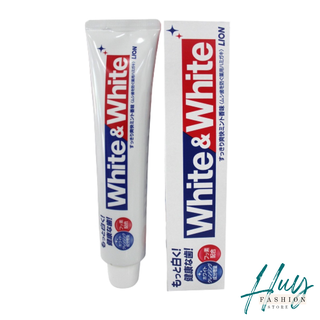 Kem đánh răng tẩy trắng răng Lion Nhật Bản White & White 150g