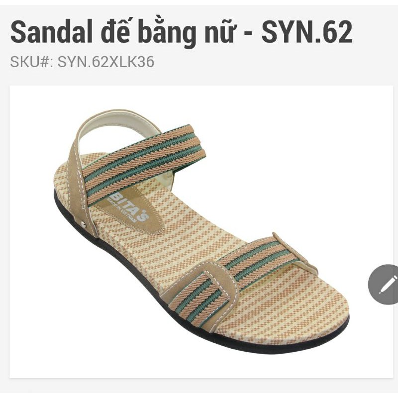 Dép sandal bitas nữ SYN62