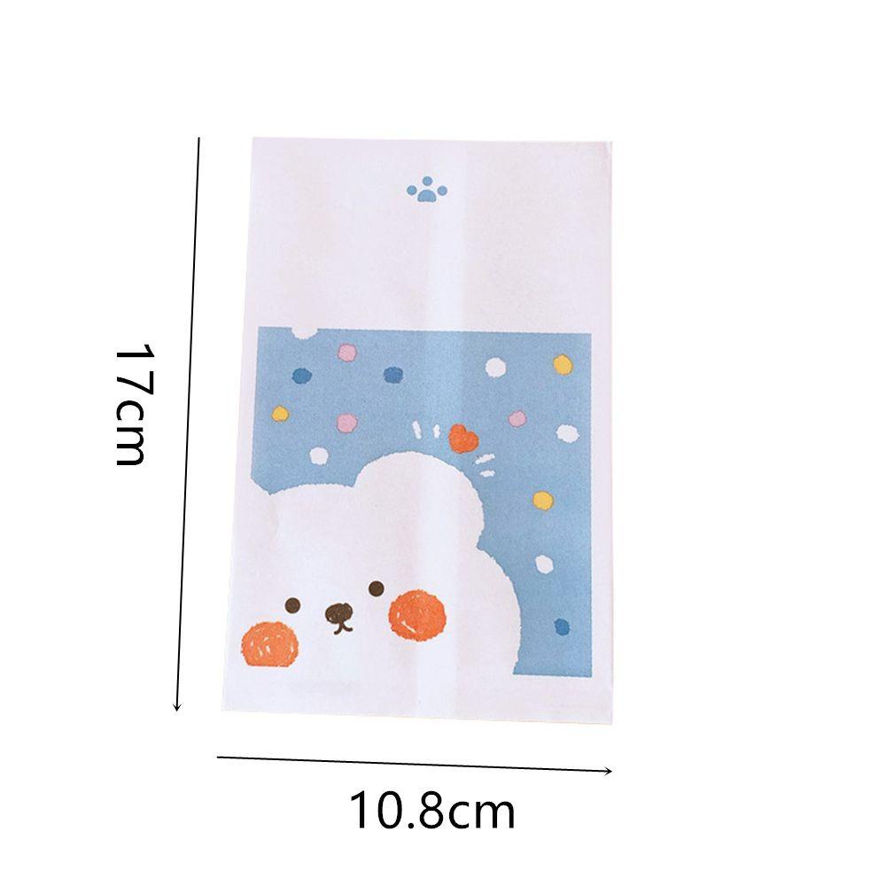 Bộ 10 Túi Giấy Đựng Quà Kẻ Sọc Nhiều Màu Sắc