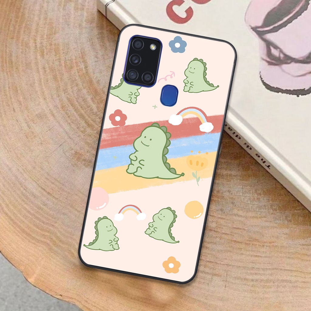 Ốp lưng Samsung Galaxy A20S - A21S in hình khủng long cute