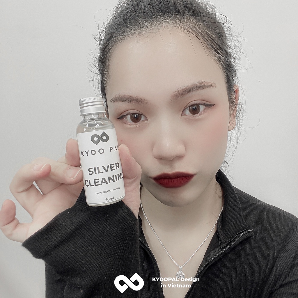 Nước rửa trang sức bạc KYDOPAL làm sạch nhẫn, vòng cổ, bông tai, lắc tay, chân bằng bạc - 9P1