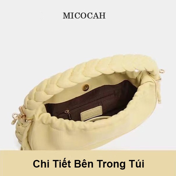 Túi Xách Nữ Đeo Chéo Đẹp Công Sở Mini Da Cao Cấp Micocah Chính Hãng Hot Trend Họa Tiết Dễ Thương HSF536