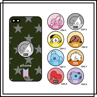 Giá đỡ điện thoại bằng ABS+TPU hình tròn in hình nhóm nhạc BTS