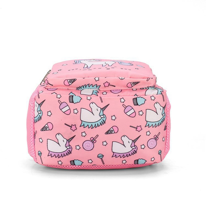 Ba Lô Đi Học Họa Tiết Kỳ Lân Dễ Thương Dành Cho Bé Gái