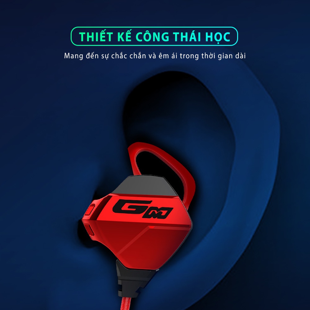 Tai nghe gaming có dây SIDOTECH G-PRO âm thanh chất lượng cao micro kép 360 độ thiết kế công thái học cho game thủ