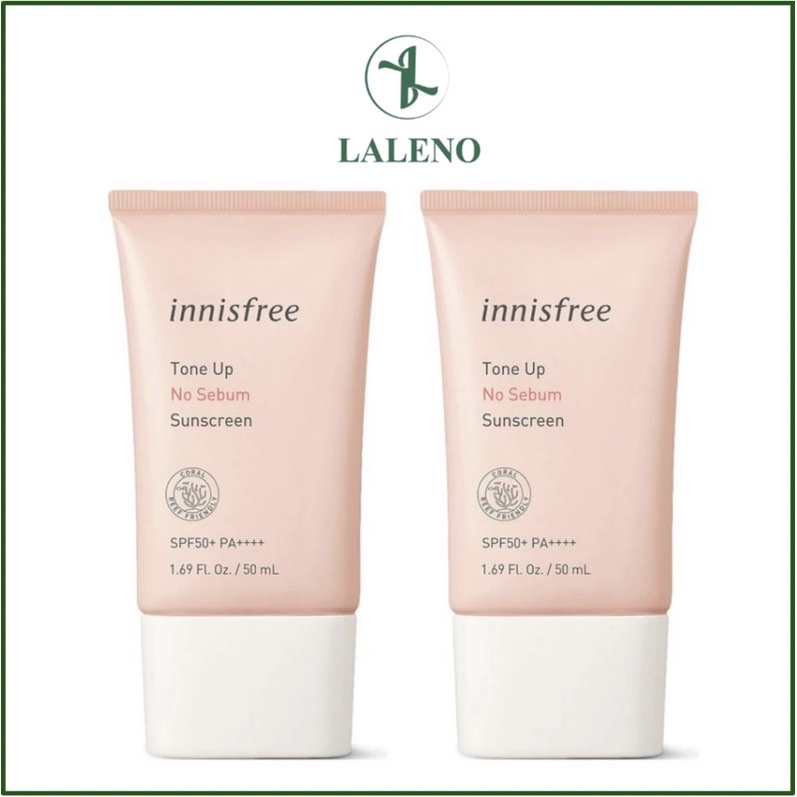 Innisfree tone Up No Sebum Sunscreen SPF50/PA++++ Kem chống nắng nâng tone, kiềm dầu 50m