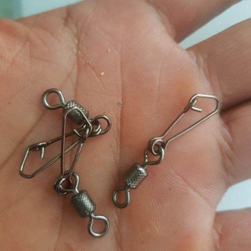 10 Chiếc Khóa Link 2 Vòng Câu Cá Loại tốt