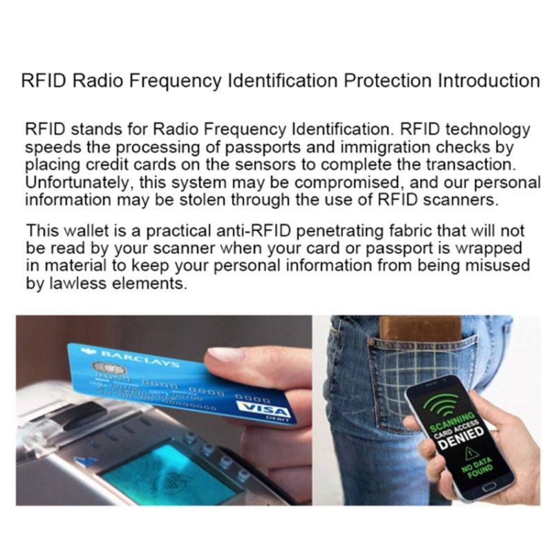 Set 10 Túi Đựng Thẻ ID / Danh Thiếp Chống RFID Tiện Dụng Sự Bảo Vệ
