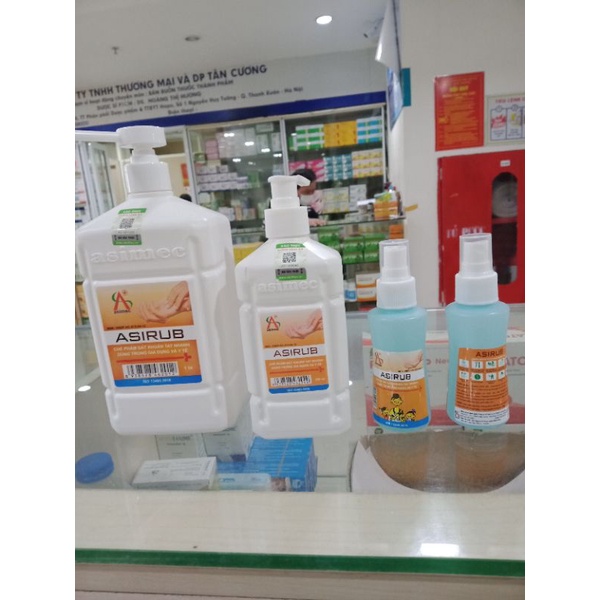 Nước Rửa Tay Khô Sát Khuẩn ASIRUB Nước sát khuẩn Chai 500ml