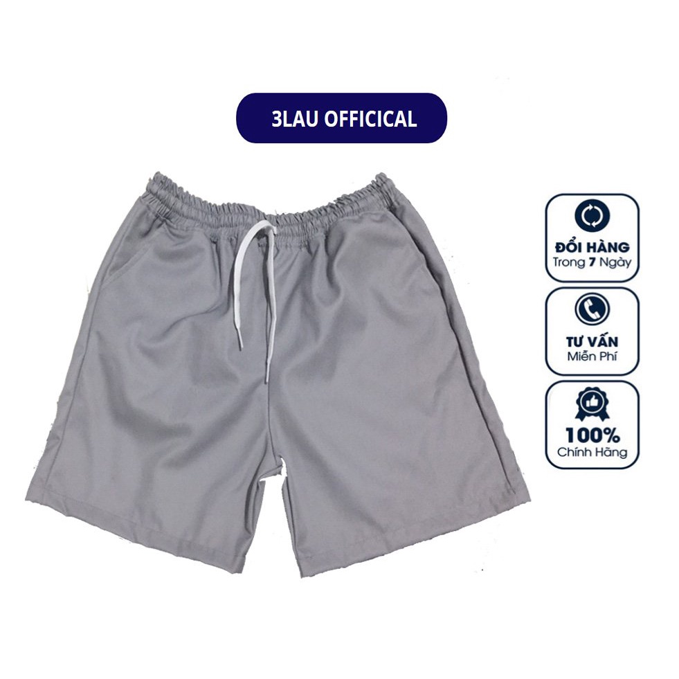 Quần Short Nam 3LAU Chất liệu KaKi Co Giãn Cao Cấp Thoáng Mát 4D Nhiều màu Nhiều Size Số