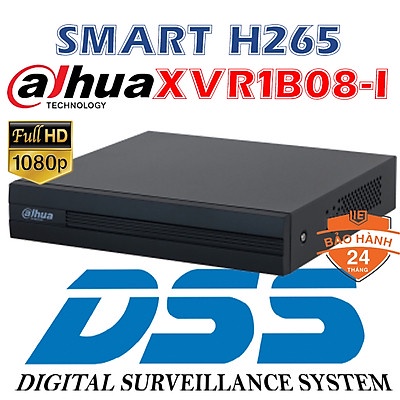 Đầu ghi hình HDCVI/TVI/AHD và IP 8 kênh Đầu ghi hình 8 kênh DAHUA DH-XVR1B08-I Phù hợp với camera 2.0mp Dahua, Kb