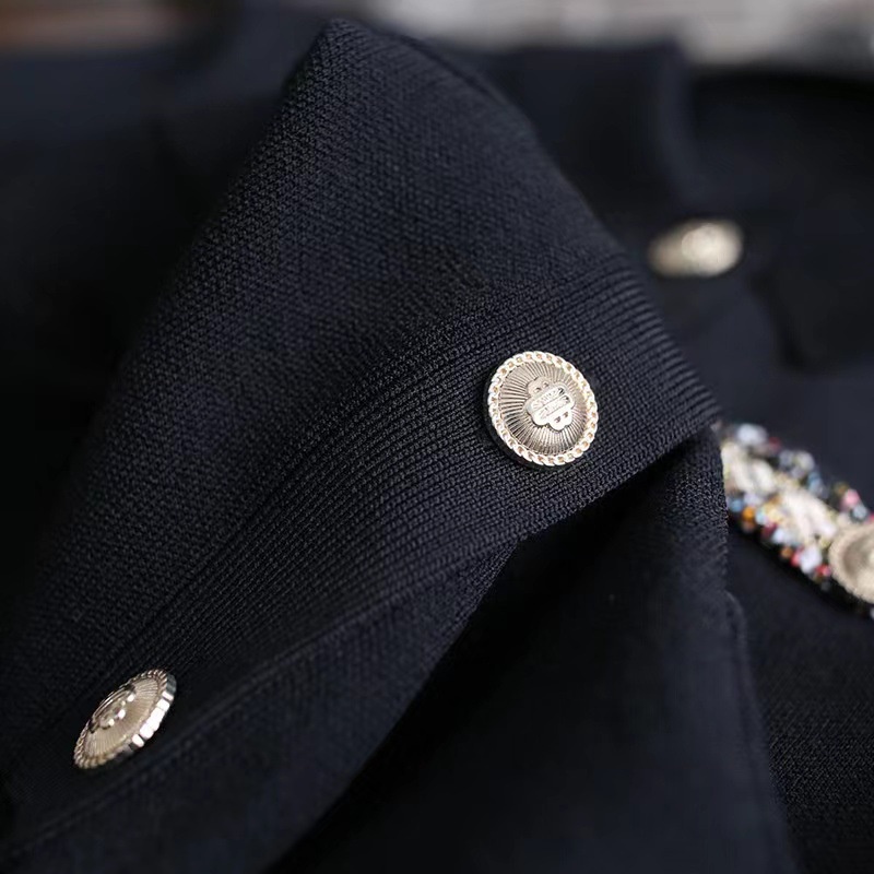 7SVT Maje 2022 summer new short-sleeved polo collar elegant short-sleeved knitted niche top for women