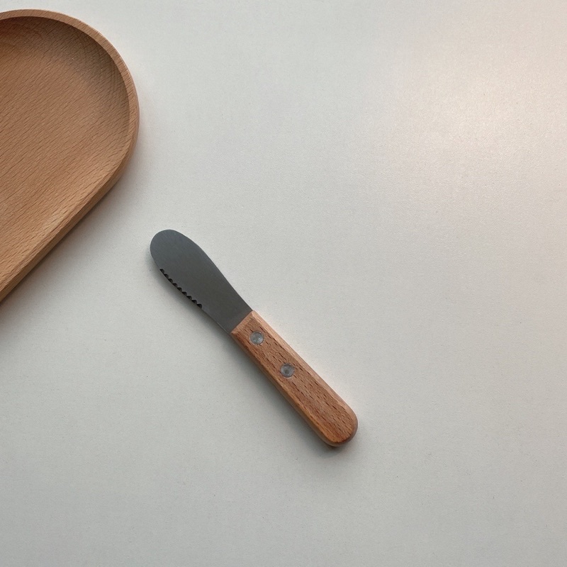 Dao Tập Cắt Cho Bé An Toàn Dao Phết Bơ Mini Cán Gỗ