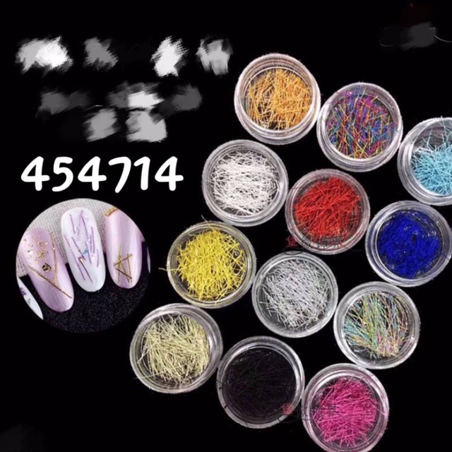 Set dây kim tuyến trang trí móng mã 454713