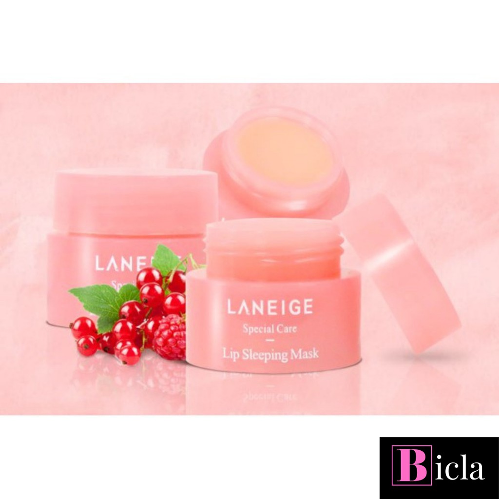 Mặt nạ ngủ cho môi Laneige Lip Sleeping Mask Berry hương quả mọng 3g mini size cấp ẩm cho môi mịn màng mềm mại