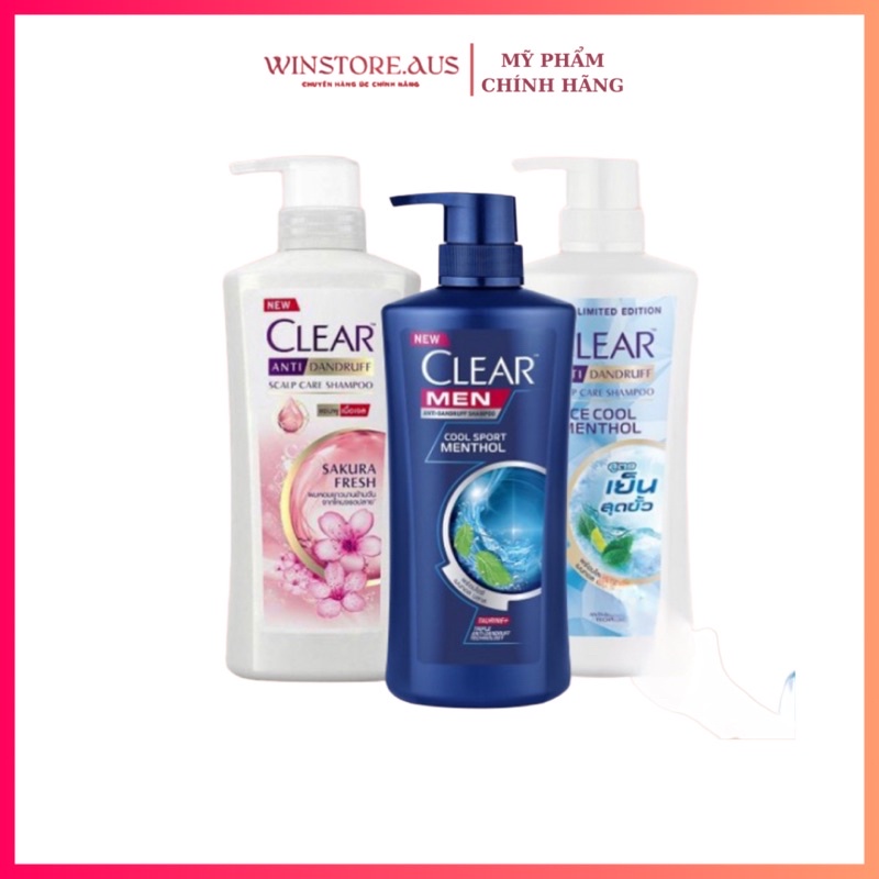 Dầu Gội Clear Thái Lan 480ml - Sản Phẩm Chăm Sóc Tóc Suôn Mượt
