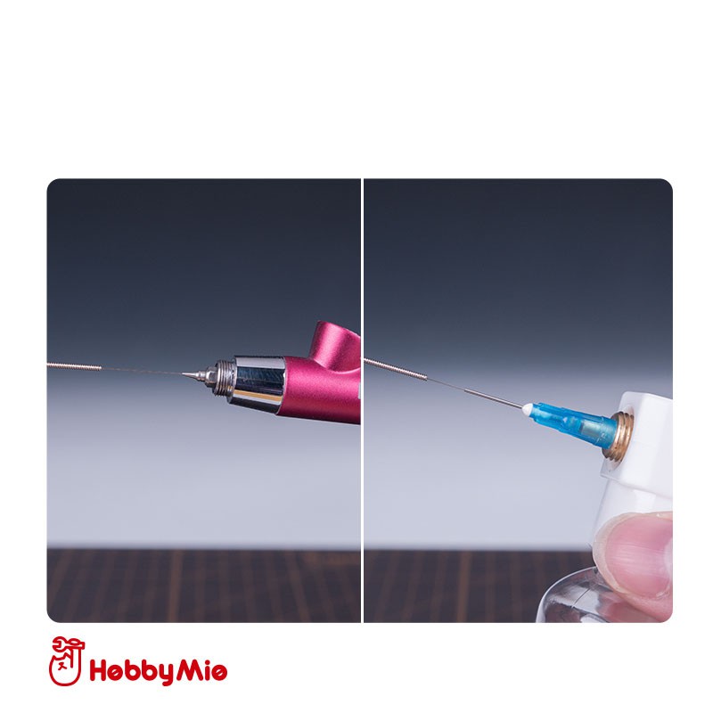 Dụng cụ mô hình que vệ sinh thông đầu bút sơn airbrush nozzle dredge needle Hobby Mio Ustar