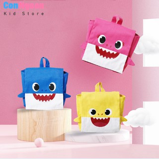 Balo vải canvas Baby Shark cho bé chính hãng Pinkfong - MSC04