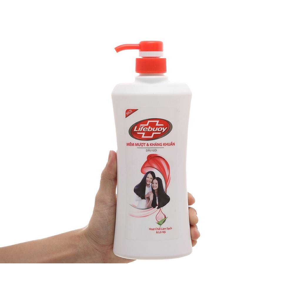 Dầu gội Lifebuoy mềm mượt kháng khuẩn 640g