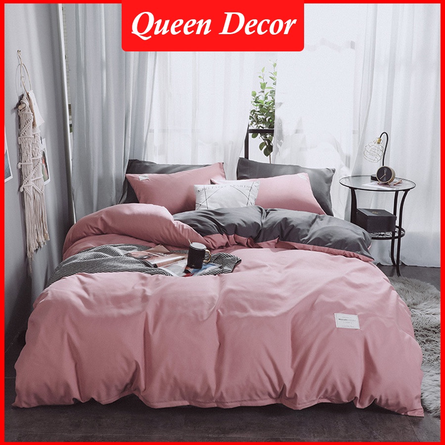 Bộ Chăn Ga Gối, Ga Giường Cotton Cotton Tici Hàn Quốc Set 5 Món M2, M6, M8, 2M2 - Queen Decor | BigBuy360 - bigbuy360.vn