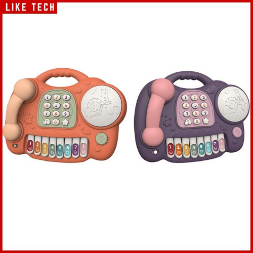 Điện thoại đồ chơi trẻ em LIKETECH TOYS phát âm thanh vui nhộn cho bé thông minh