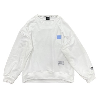 Áo tay dài cổ tròn YELLOW FLICKER logo basic unisex