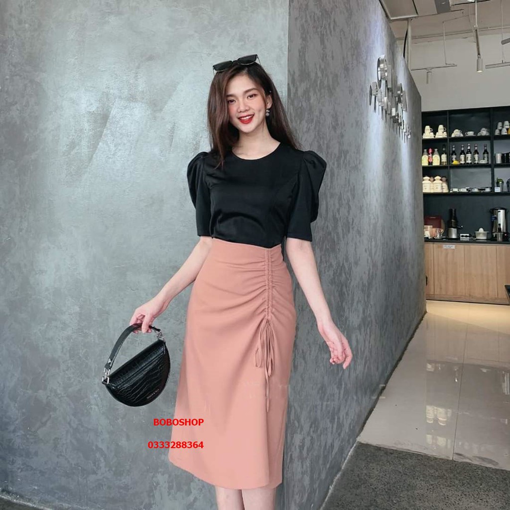 chân váy chữ A dây rút suông dài 💖FREESHIP💖 | BigBuy360 - bigbuy360.vn