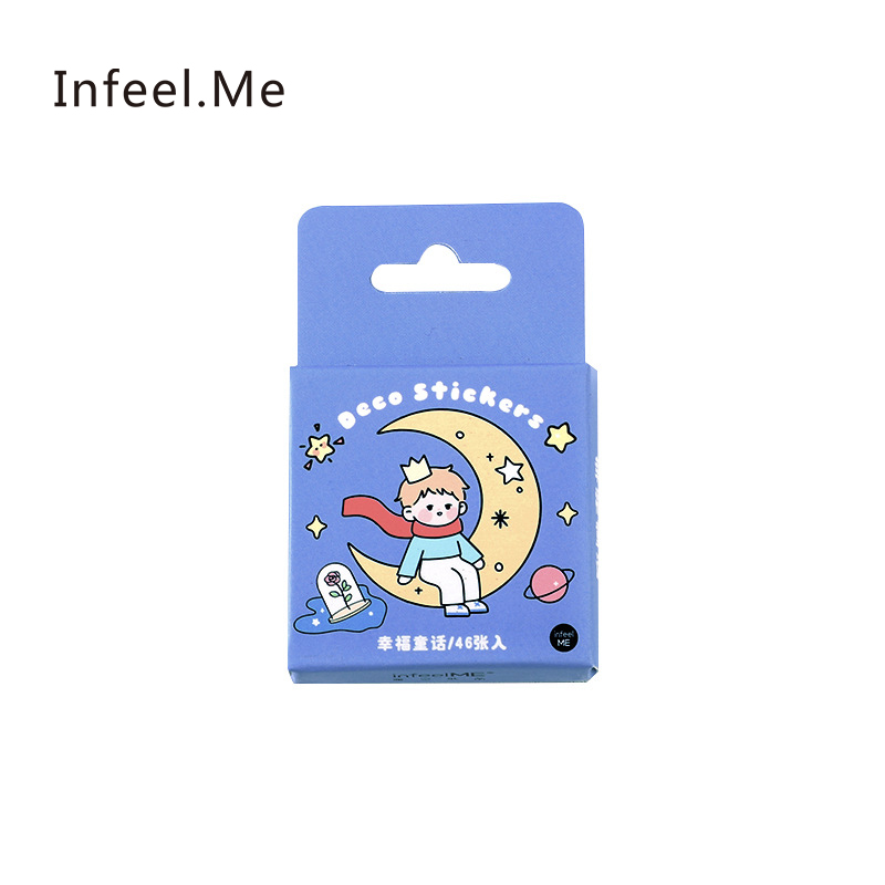 Bộ 46 miếng hình dán Infeel.Me xinh xắn dùng trang trí