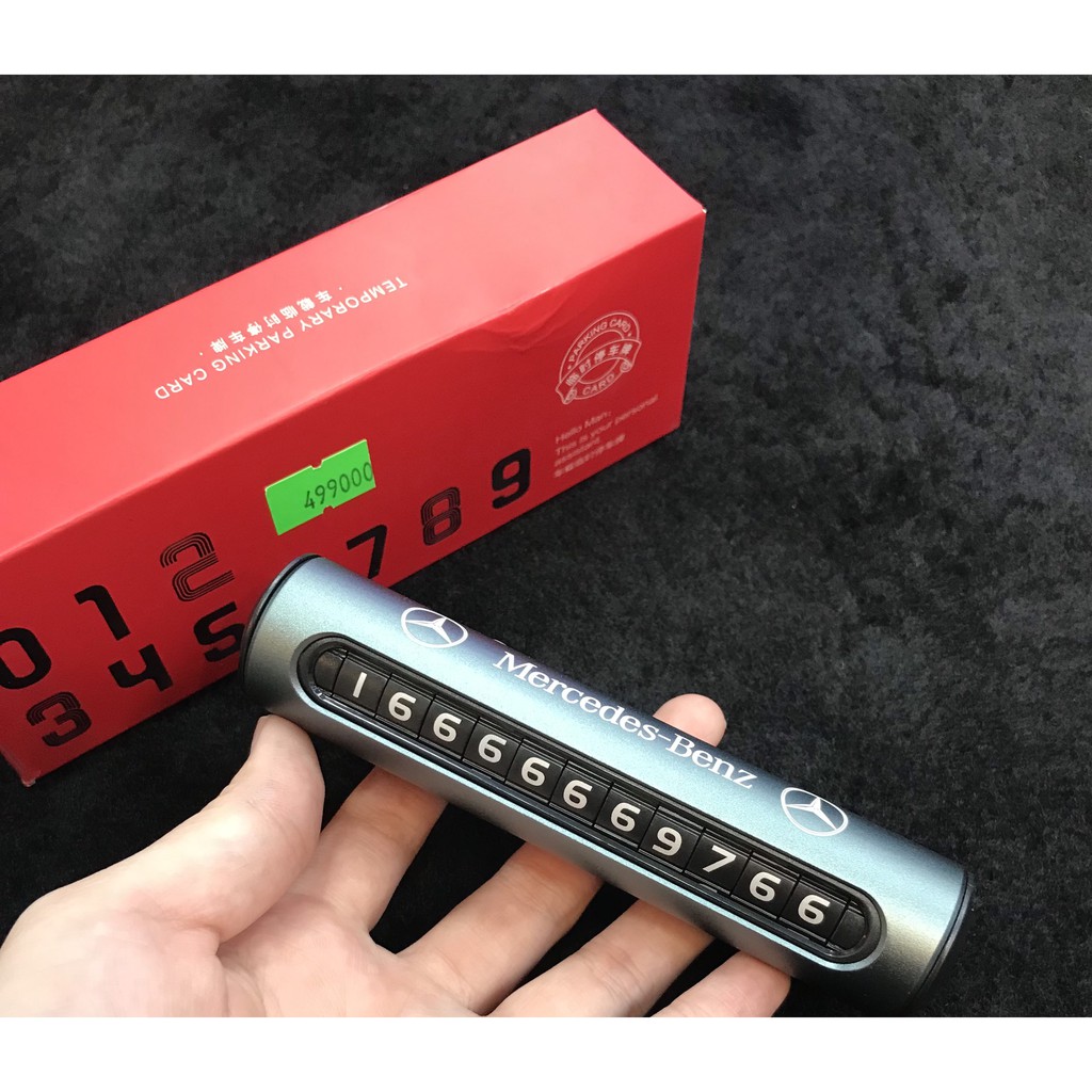 Thiết bị lưu số điện thoại cho xe hơi Temporary Parking Card - để xe không lo ngại có vấn đề hàng cao cấp