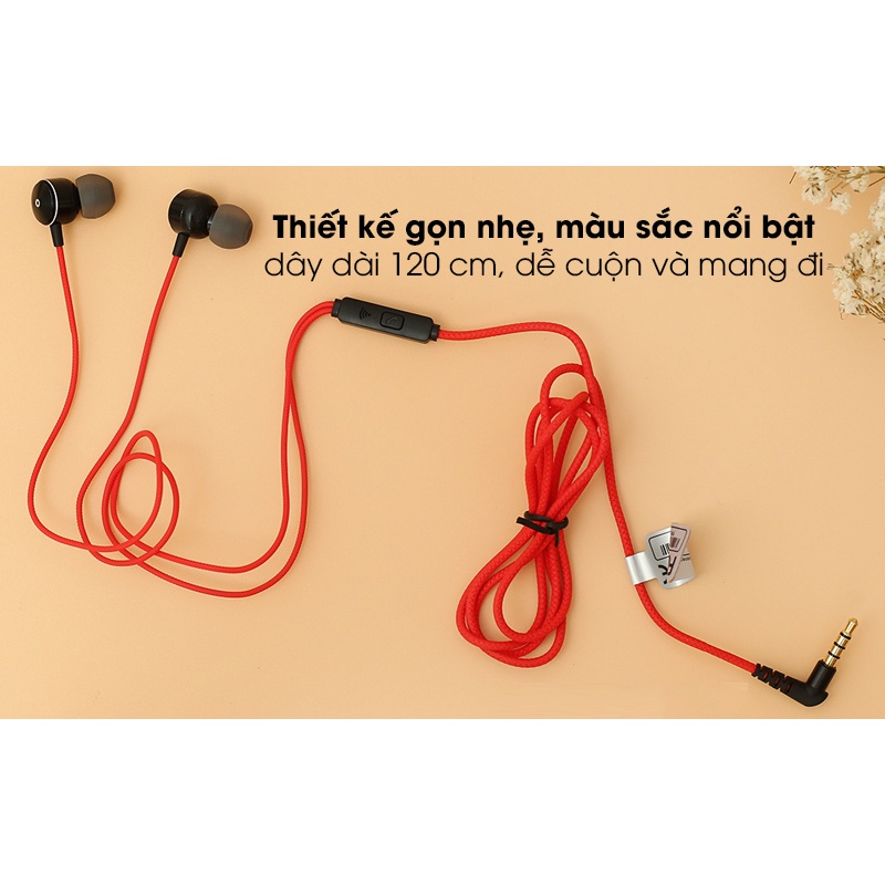 Tai nghe Rapoo EP28 Đỏ Đen