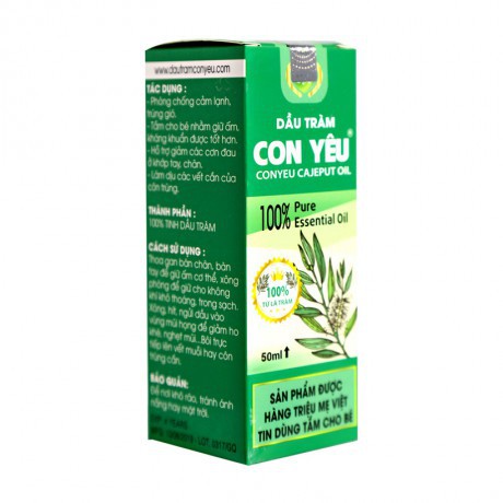 .. Dầu tràm Con Yêu (50ml)