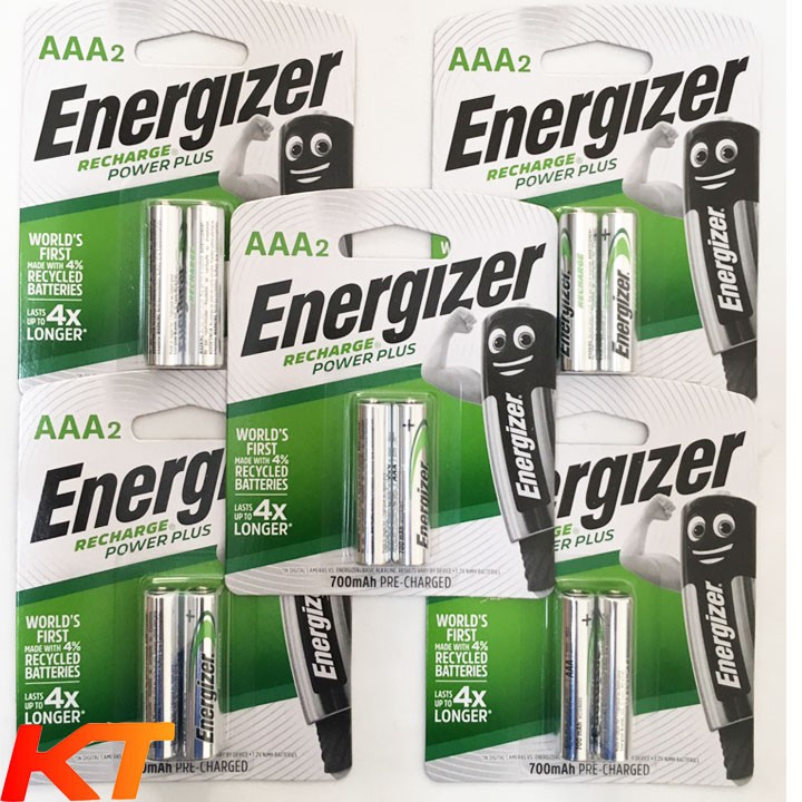 Pin sạc AAA Energizer Recharge 700mAh - vỉ 2 viên